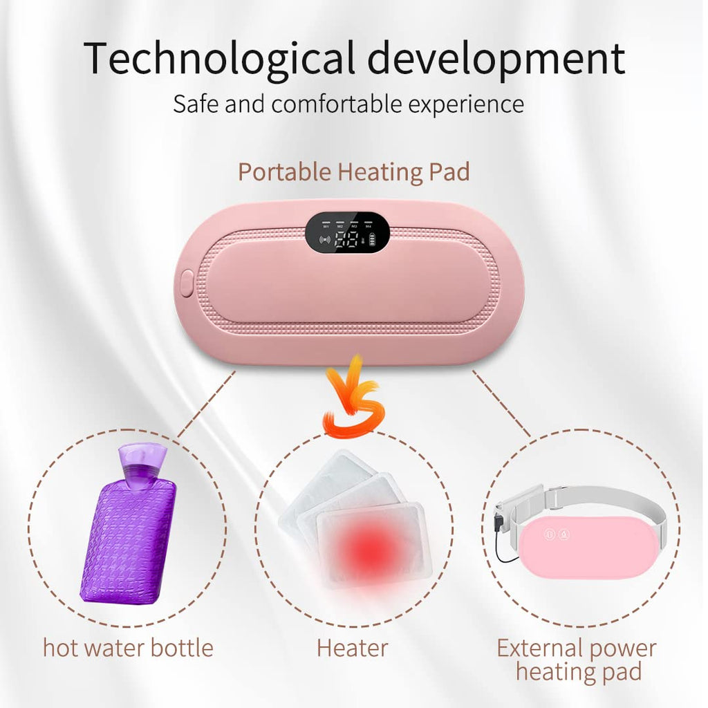 Menstrual Pain Relief Heating Pad – Portable & Rechargeable