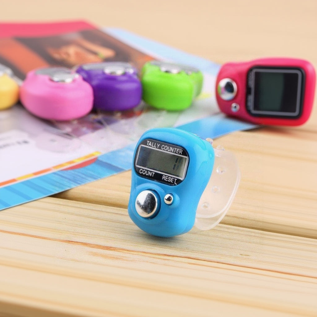 Digital Mini Finger Tally Counter for Office, Inventory & Stationery Use