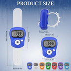 Digital Mini Finger Tally Counter for Office, Inventory & Stationery Use